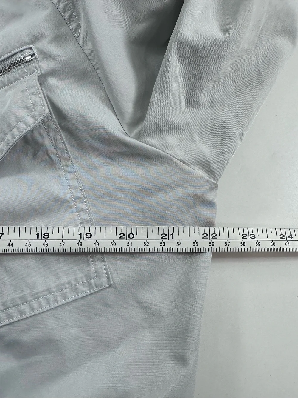 Michael Kors Light Gray Utility Anorak Jacket